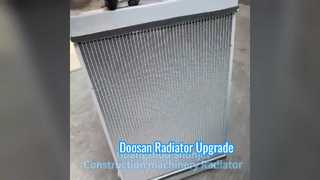 Doosan DX80 Excavator Radiator Upgrade