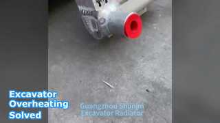 Excavator Oil Radiator D6R Cooler Upgrade
