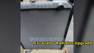 هيتاشي EX220-5 استبدال المبرد حفارة