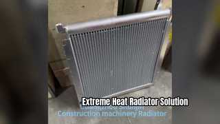 Heavy Duty Excavator Radiator Superior Cooling